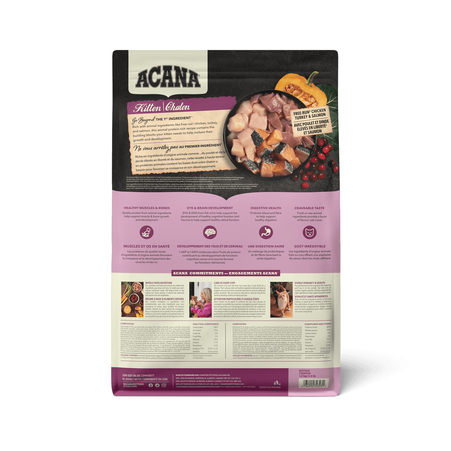 Acana Premium Kitten First Feast Recipe  Cat Food  | PetMax Canada