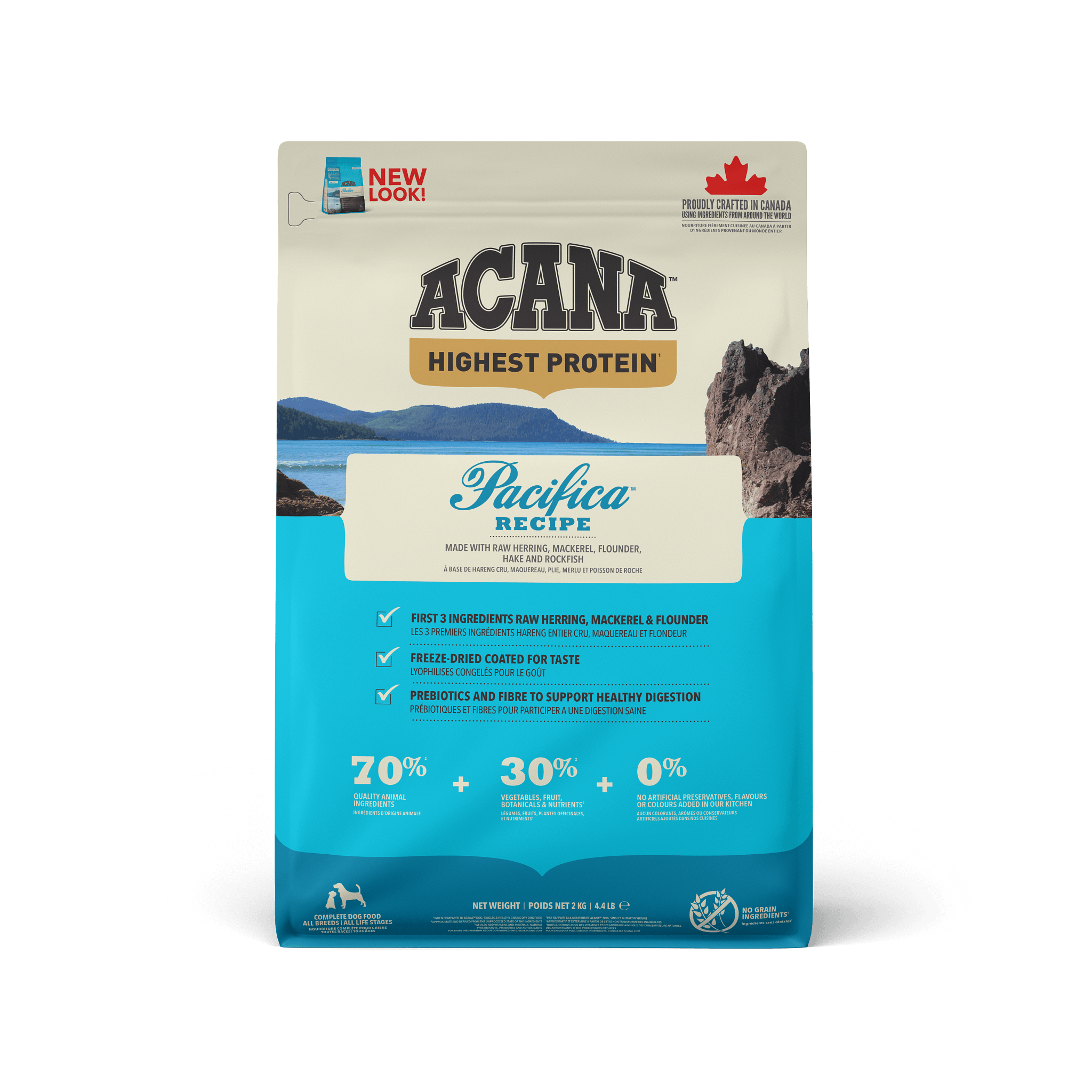 Acana Highest Protein Pacifica Dry Dog Food Recipe - 2 Kg - Dog Food - Acana - PetMax Canada