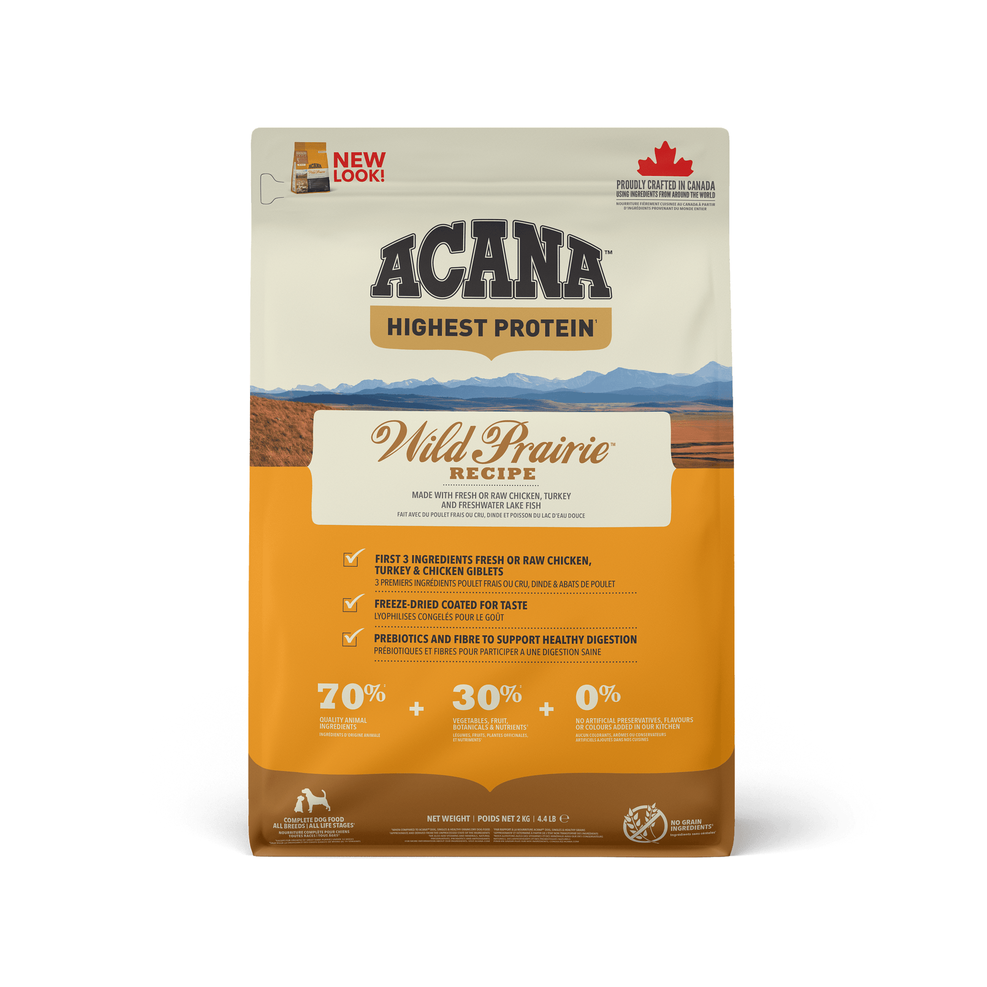 Acana Highest Protein Wild Prairie Dry Dog Food Recipe  Dog Food  | PetMax Canada