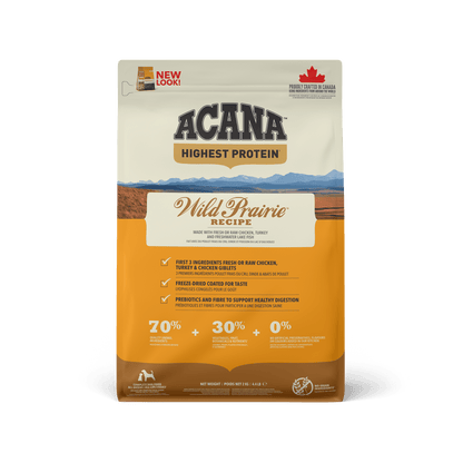 Acana Highest Protein Wild Prairie Dry Dog Food Recipe - 2 Kg - Dog Food - Acana - PetMax Canada