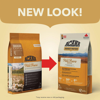 Acana Highest Protein Wild Prairie Dry Dog Food Recipe - 2 Kg - Dog Food - Acana - PetMax Canada