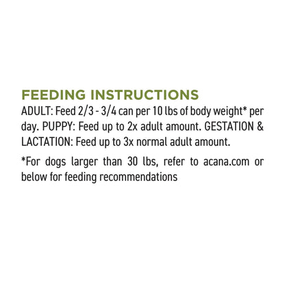 Acana Wet Dog Food Pork Recipe In Bone Broth - 363g - Canned Dog Food - Acana - PetMax Canada