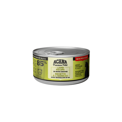 Acana Wet Cat Food Lamb Recipe In Bone Broth - 85g - Canned Cat Food - Acana - PetMax Canada
