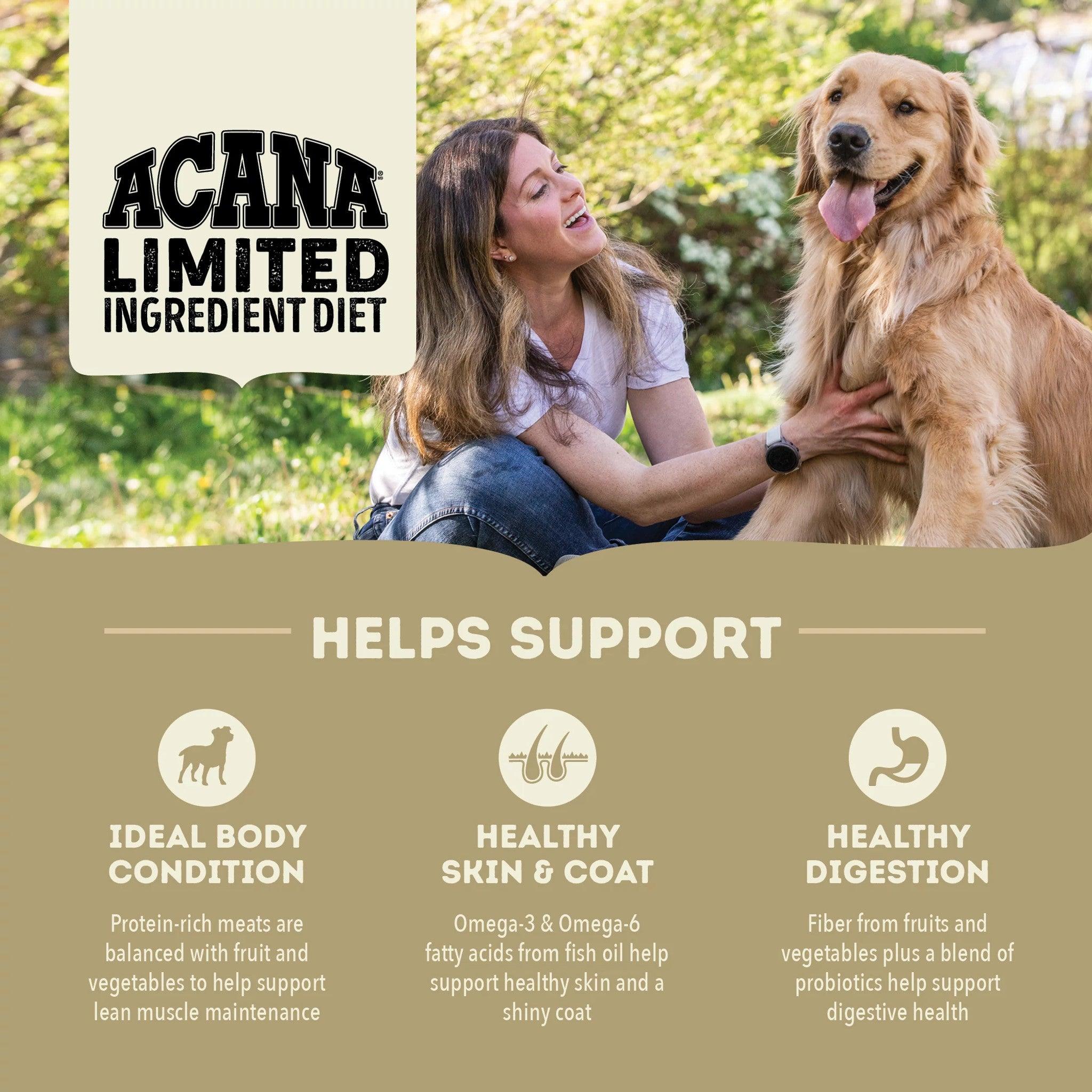 Acana Singles Limited Ingredient Diet Duck & Pear Dog Food Recipe - 1.8 Kg - Dog Food - Acana - PetMax Canada