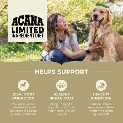 Acana Singles Limited Ingredient Diet Duck & Pear Dog Food Recipe - 1.8 Kg - Dog Food - Acana - PetMax Canada