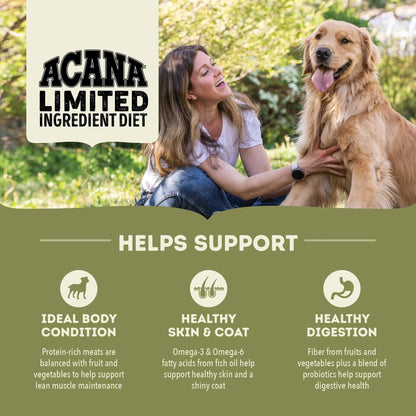 Acana Singles Limited Ingredient Diet Pork & Squash Dog Food Recipe - 1.8 Kg - Dog Food - Acana - PetMax Canada