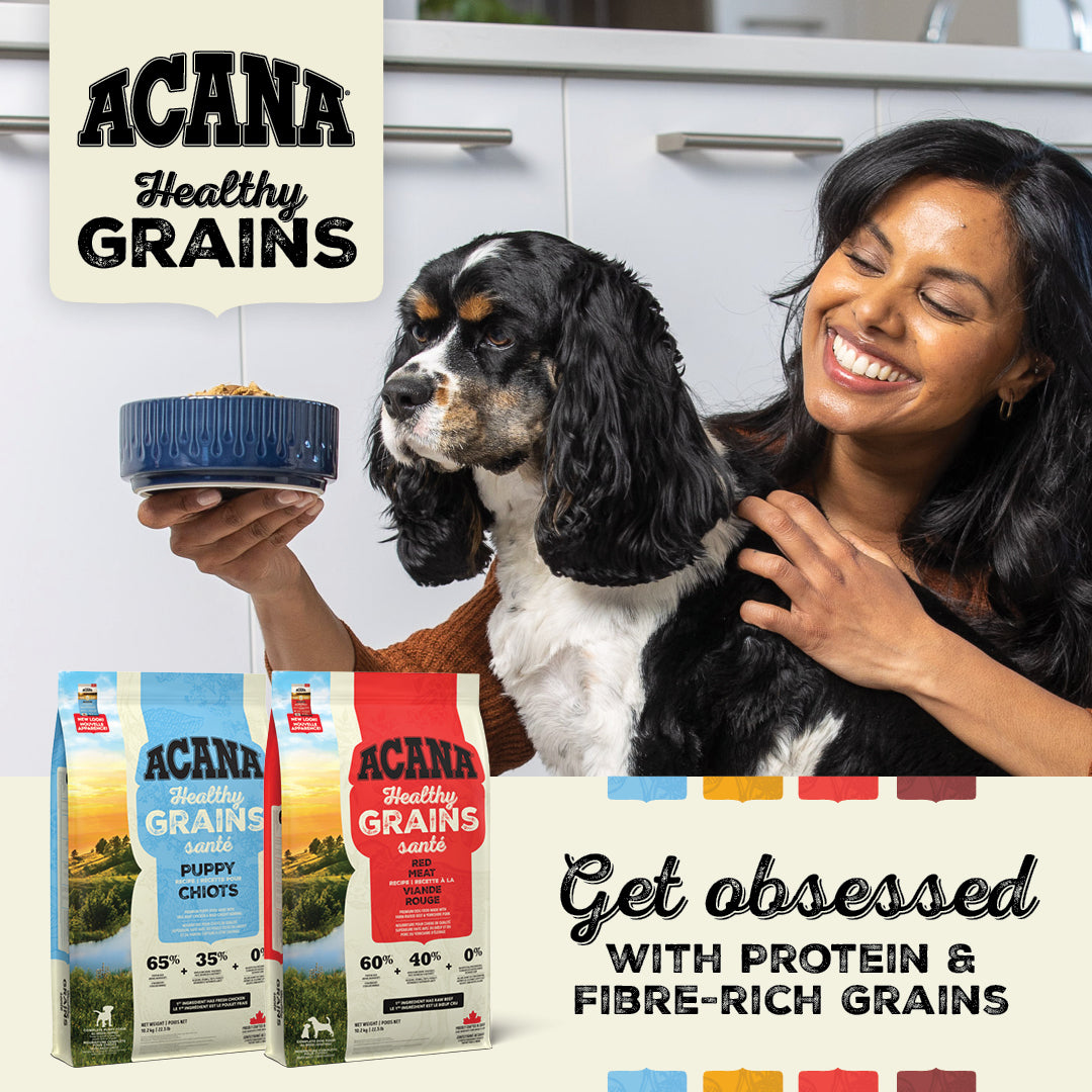 Acana Healthy Grains Dog Food Available Online in Canada at PetMax.ca