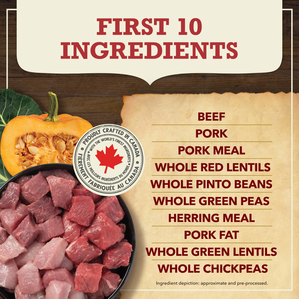Acana Red Meat Recipe Dry Dog Food - First Ingredients - Acana - PetMax Canada