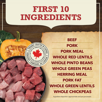 Acana Red Meat Recipe Dry Dog Food - First Ingredients - Acana - PetMax Canada