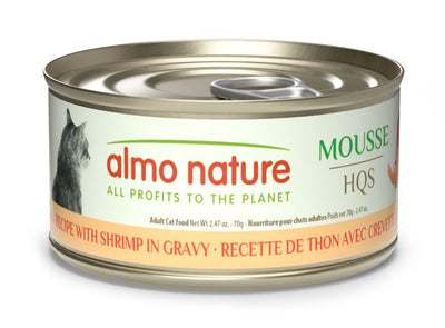 Almo Nature HQS Mousse Tuna With Shrimp In Gravy