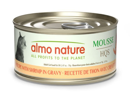 Almo Nature HQS Mousse Tuna With Shrimp In Gravy