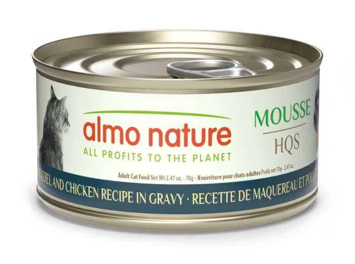 Almo Nature Mousse HQS Mackerel And Chicken In Gravy