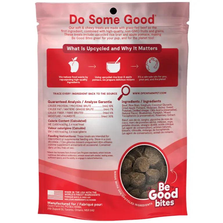 Open Farm Be Good Bites Grass-Fed Beef Dog Treats - 170g - Dog Treats - Open Farm - PetMax Canada