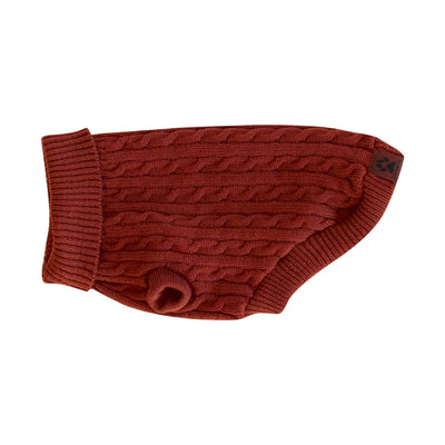Shedrow K9 Brentwood Cable Knit Sweater Plus Fire Whirl -  - Shedrow K9 - PetMax Canada