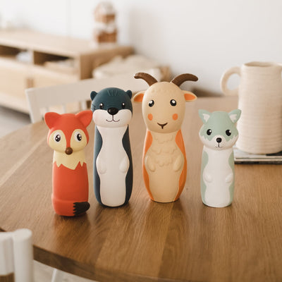 Bud-Z Latex Dog Toy with Recycled Water Bottle Fox