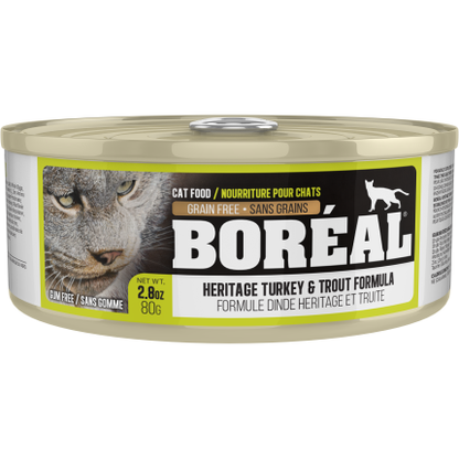 C0223 Boréal Heritage Turkey And Trout Cat 80g