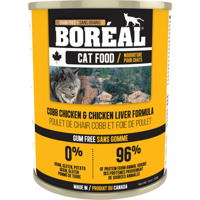 C0352 Boréal Cobb Chicken, Chicken Liver Cat 369g