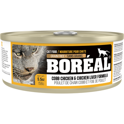 C0364 Boréal Cobb Chicken, Chicken Liver  Cat 156g