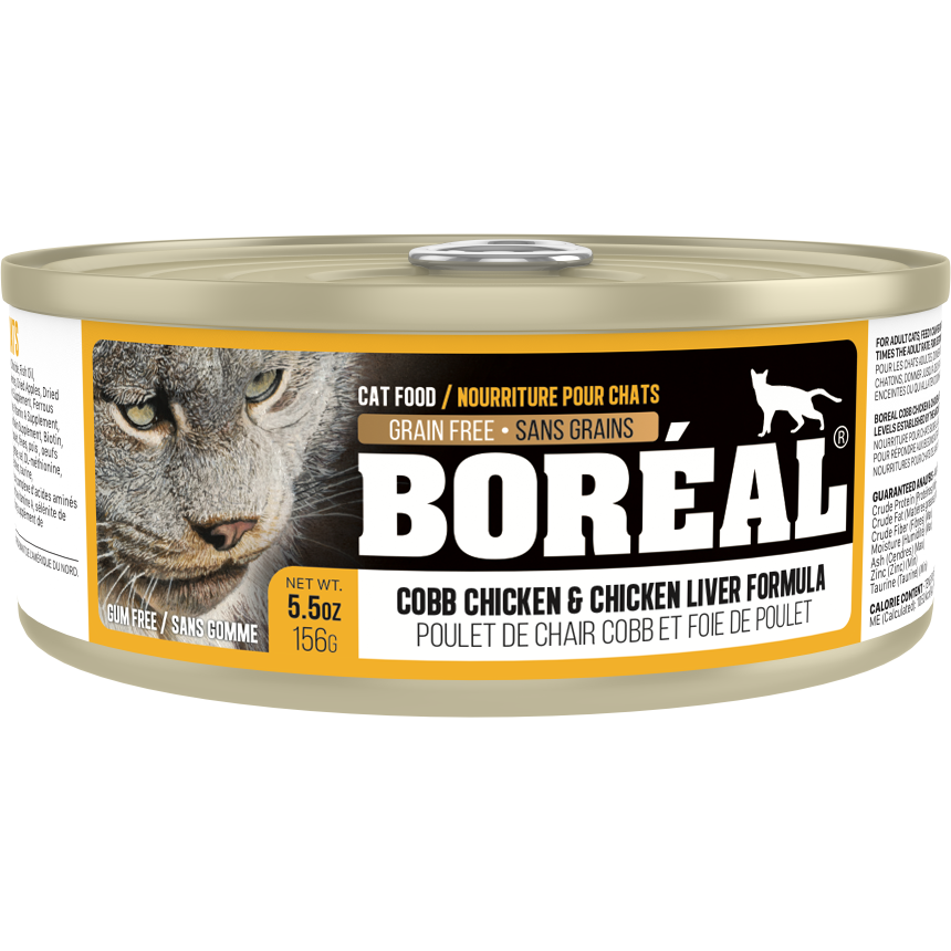 C0364 Boréal Cobb Chicken, Chicken Liver  Cat 156g