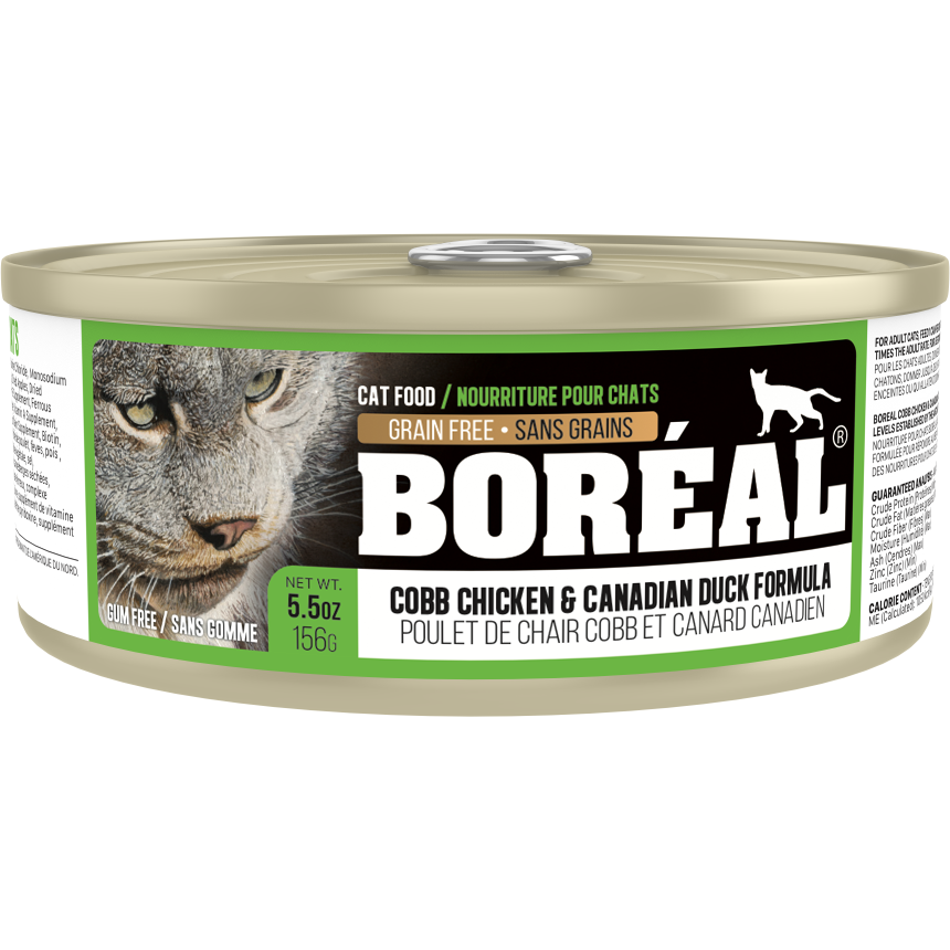 C0368 Boréal Cobb Chicken, Canadian Duck Cat 156g