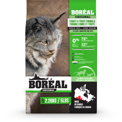 C0421 Boréal Original Cat Turkey and Trout 2.26kg