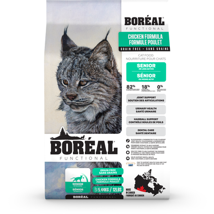 C0424 Boréal Functional Senior and Less Active Cat Chicken 5.44kg