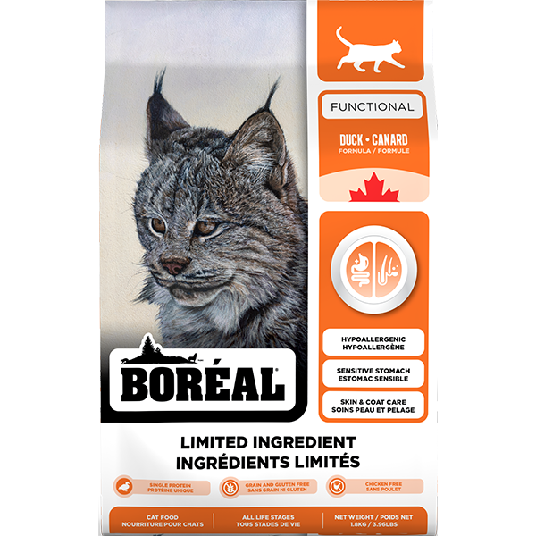 C0939 Boréal Functional, Cat Food, Limited Ingredients Duck 1.8kg