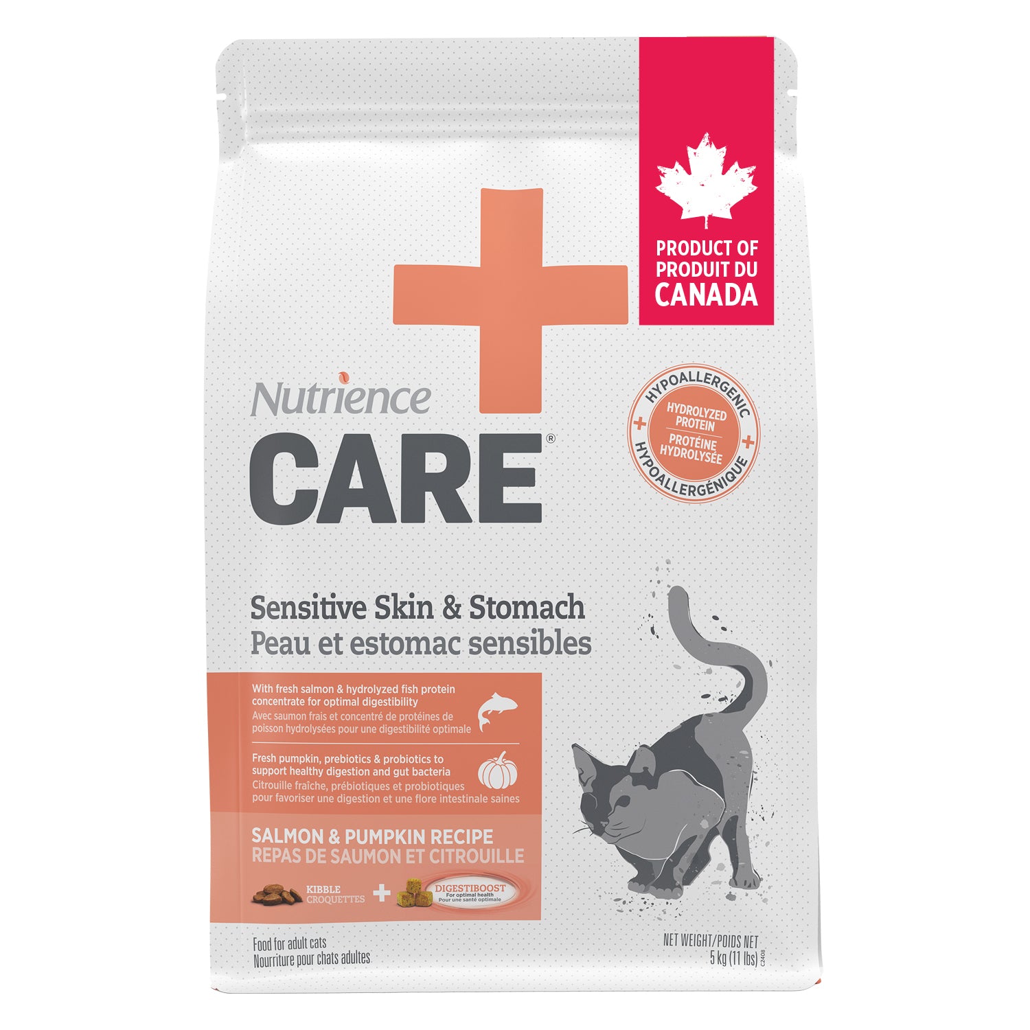 Nutrience Care Nourriture pour Chats Peaux et Estomacs Sensibles
