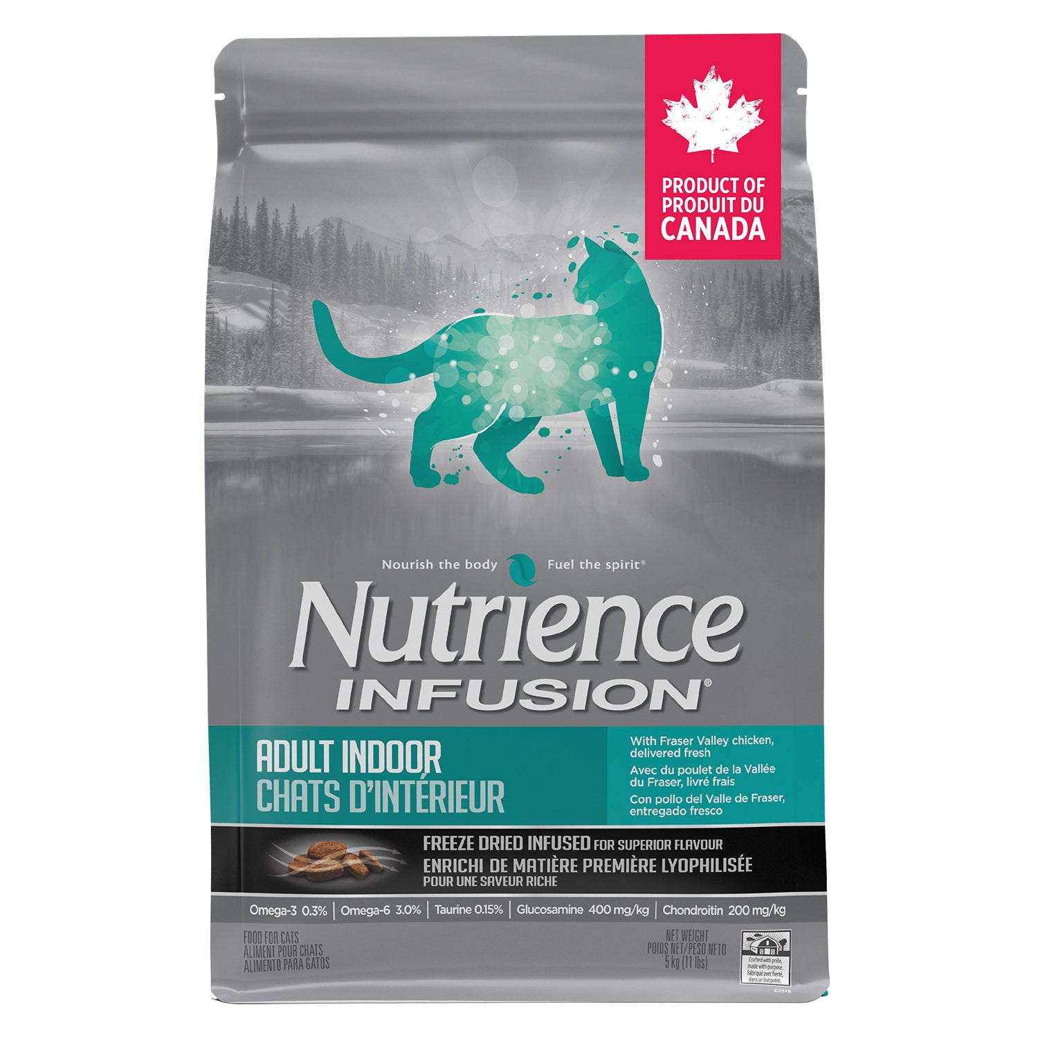 Nutrience Infusion Cat Food Indoor Adult Chicken