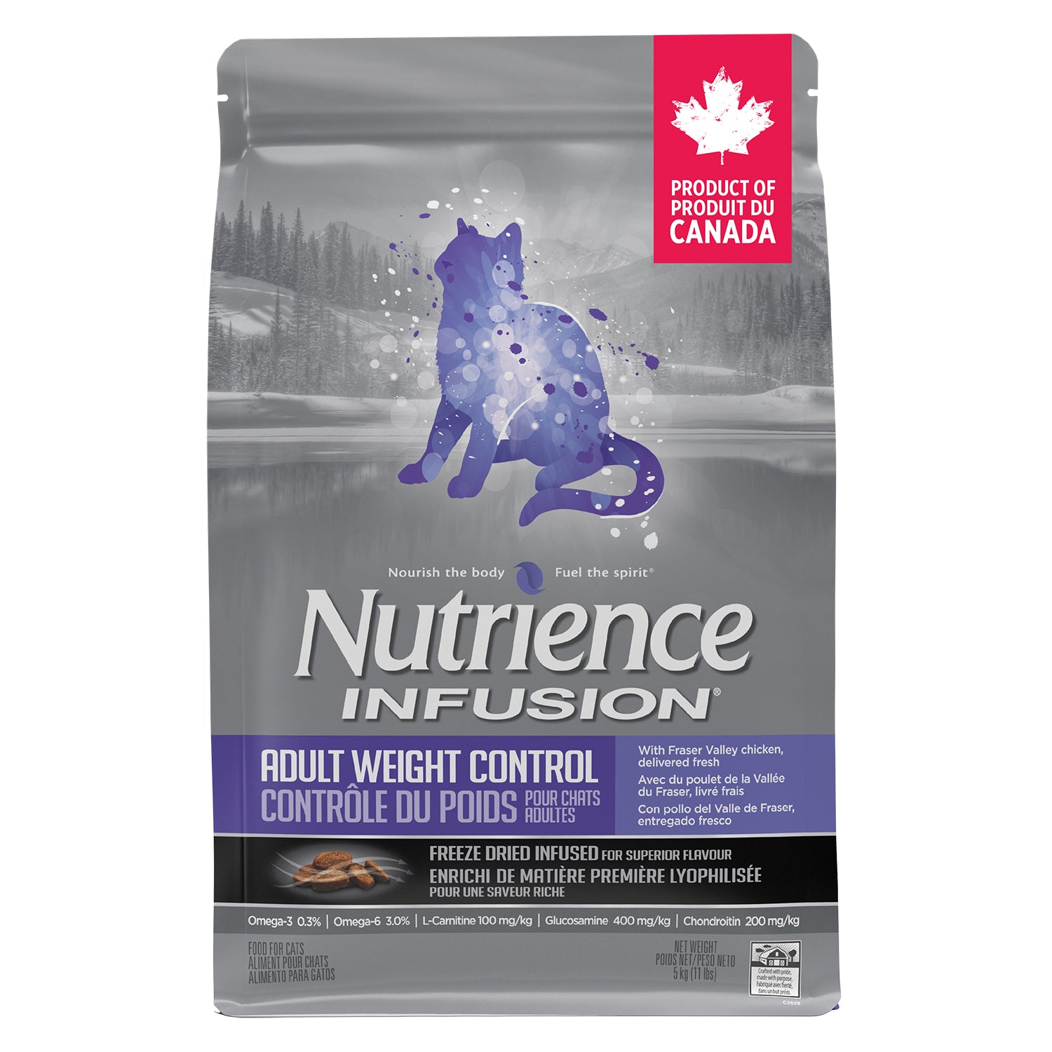 Nutrience Infusion Cat Food Adult Weight Control