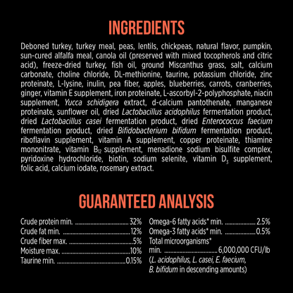 Nutrience Grain Free SubZero Turkey & Pumpkin Limited Ingredient Cat Food - 1.8 Kg - Cat Food - Nutrience Pet Food - PetMax Canada