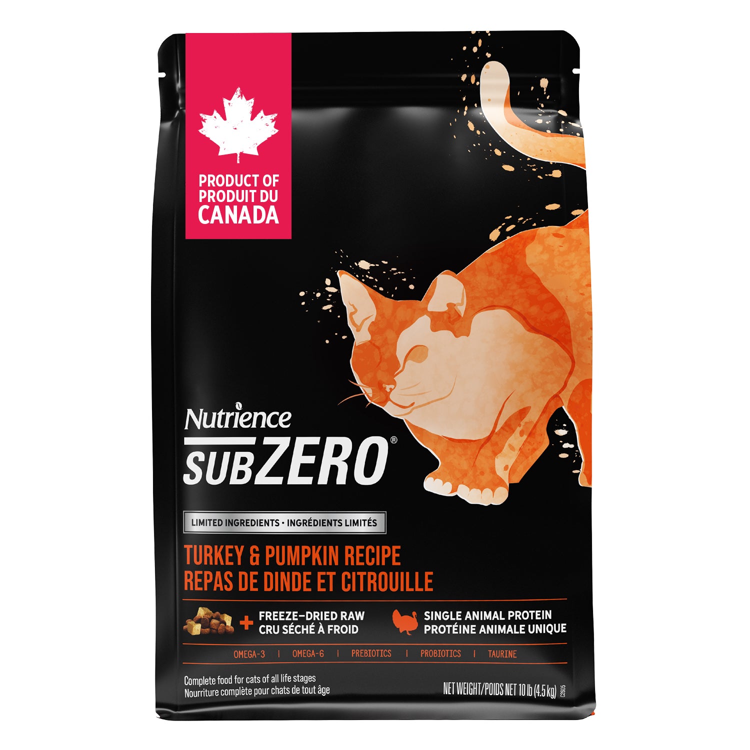 Nutrience Grain Free SubZero Turkey & Pumpkin Limited Ingredient Cat Food