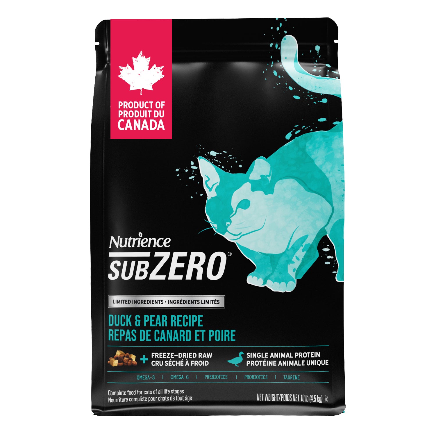 Nutrience Grain Free SubZero Duck & Pear Limited Ingredient Cat Food