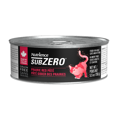 Nutrience Canned Cat Food Grain Free SubZero Pâté Prairie Red
