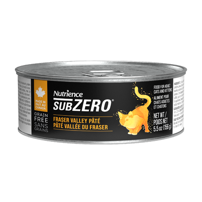 Nutrience Nourriture en conserve pour chats sans grains SubZero Pâté Vallée du Fraser