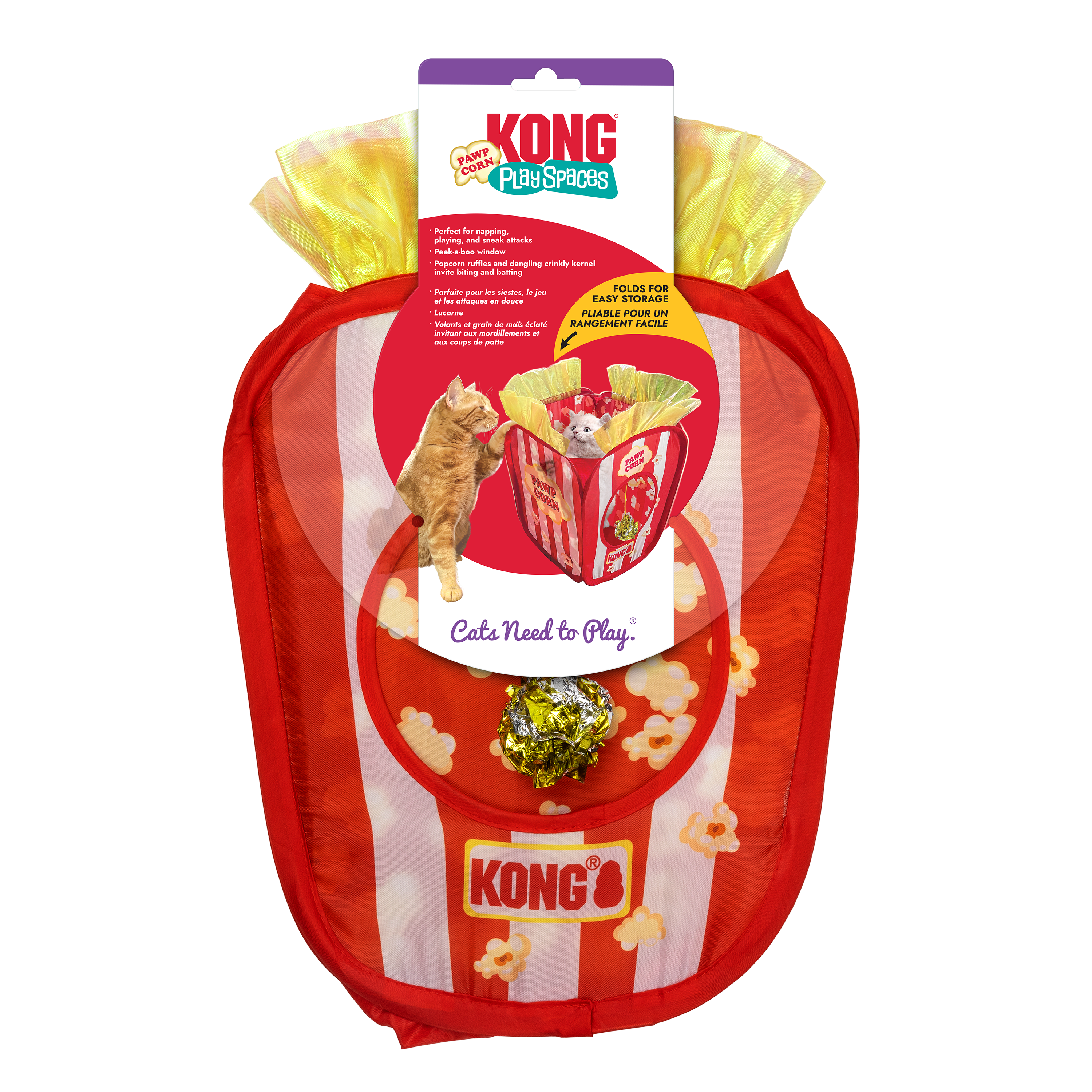 Kong Cat Play Space Pawcorn