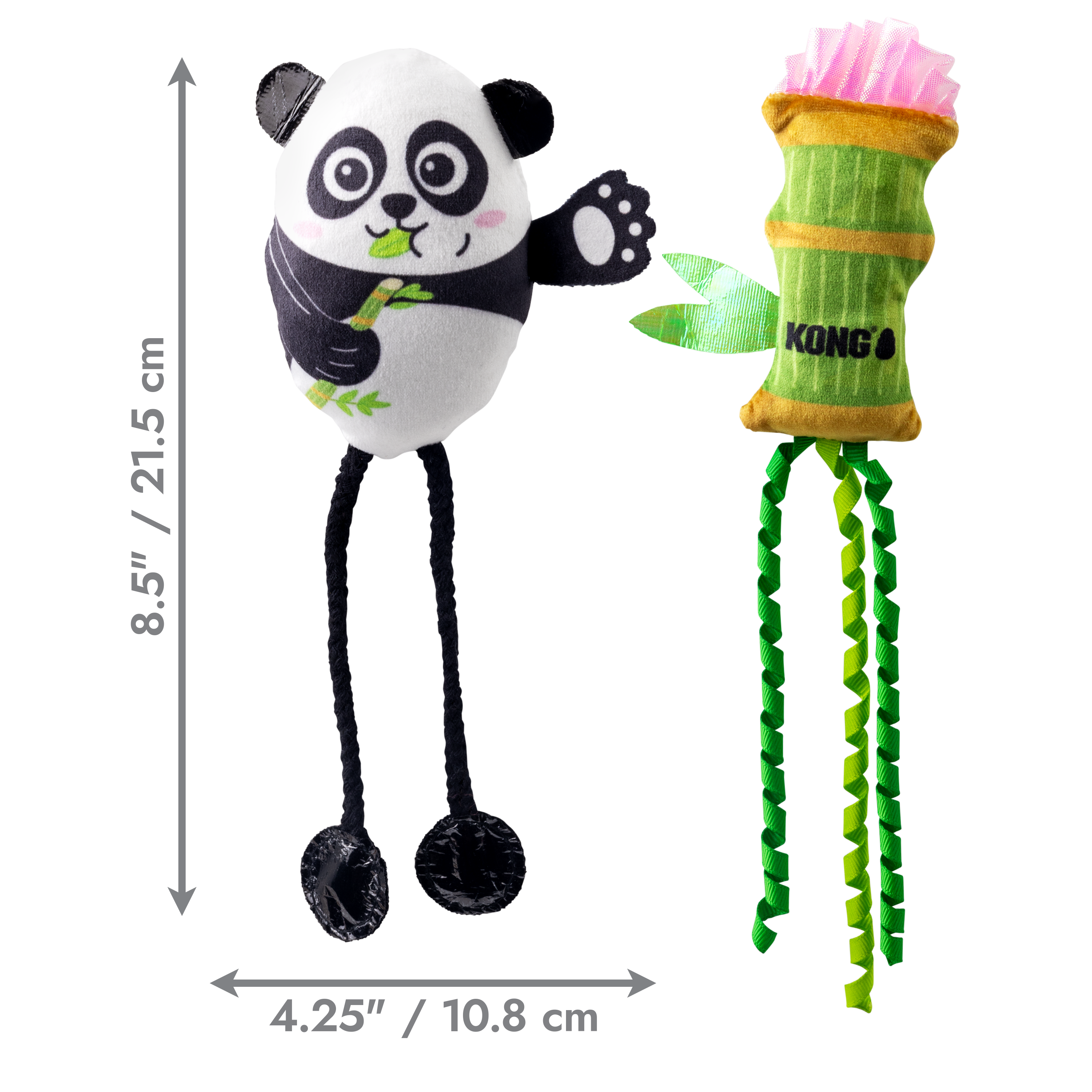 Kong Cats Scrattles Panda 2 pack
