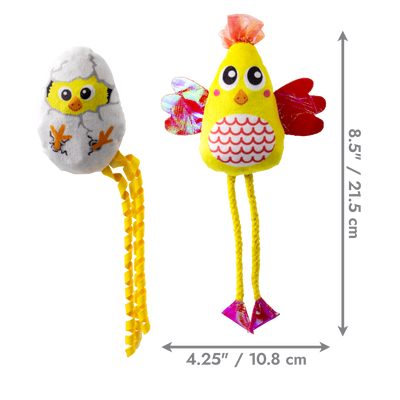 Kong Cats Scrattles Chicken 2 pack