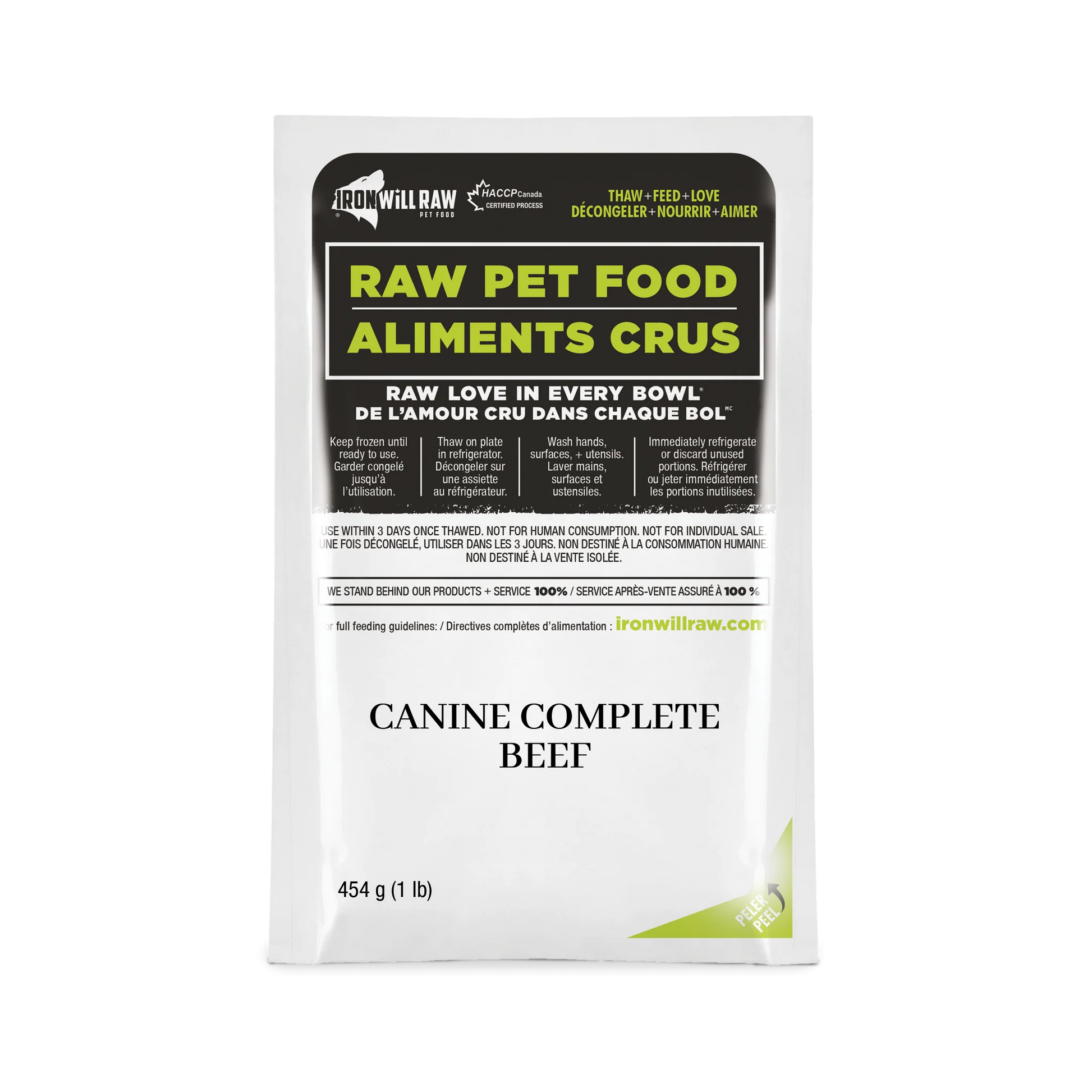 Iron Will Raw Canine Complete Chickenless Variety Pack  Raw Dog Food  | PetMax Canada