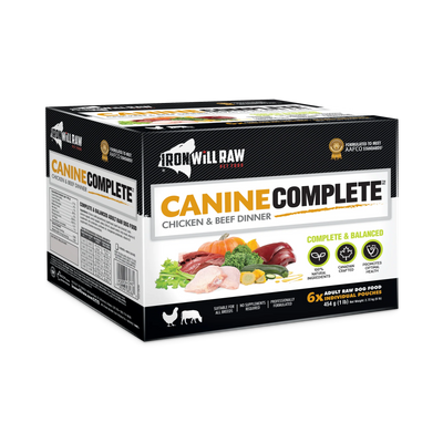 Iron Will Raw Canine Complete Chicken & Beef Dinner  Dog Food Frozen  | PetMax Canada