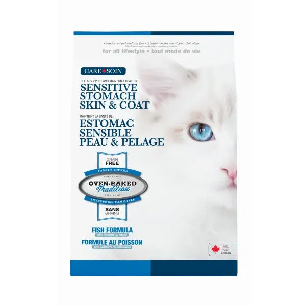 Oven Baked Tradition Sensitive Skin & Stomach Grain Free Dry Food For Cats