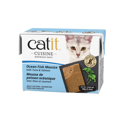 Catit Cuisine Ocean Fish Mousse with Tuna & Salmon Wet Cat Food  Canned Cat Food  | PetMax Canada