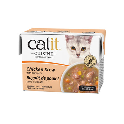 Catit Cuisine Chicken Stew with Pumpkin Wet Cat Food  Canned Cat Food  | PetMax Canada