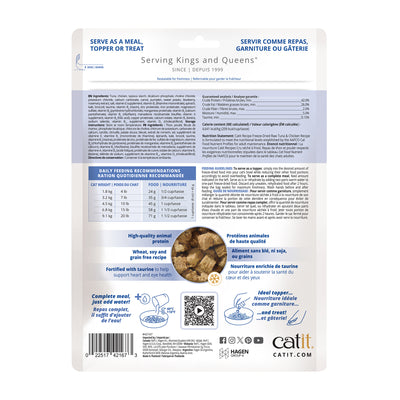Catit Recipes Freeze-Dried Raw - Tuna & Chicken Recipe