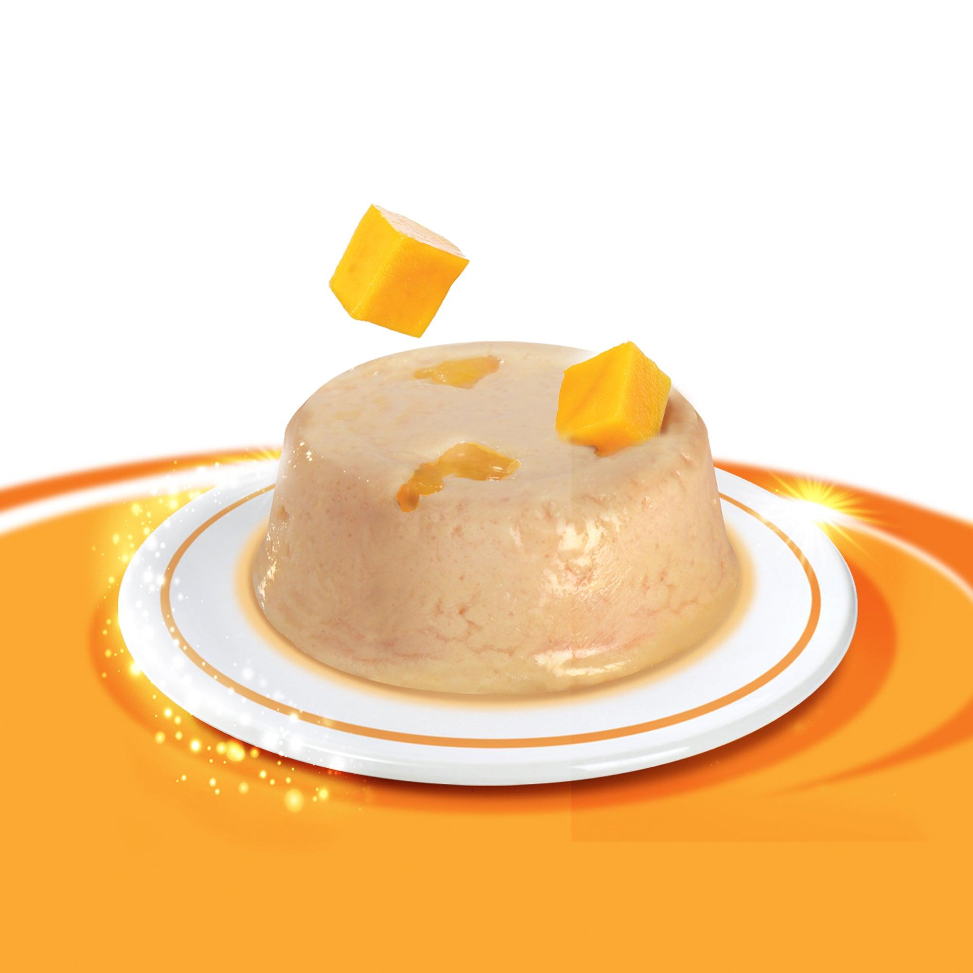 Catit Creamy Cups Chicken Mousse with Mango - 4 Pack - Cat Treats - Catit - PetMax Canada