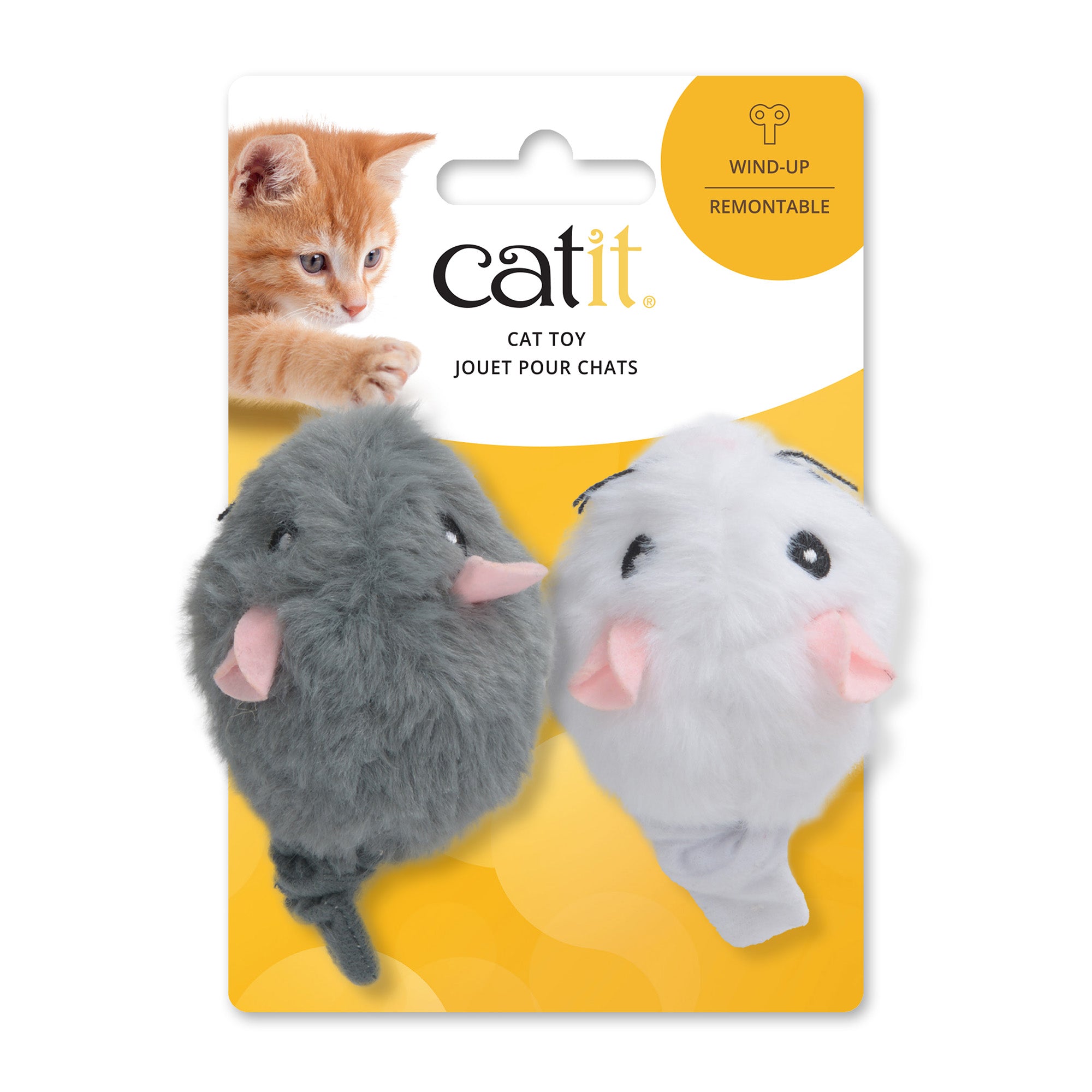 Catit Running Wind Up Mouse Cat Toy Set