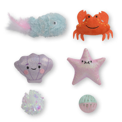 Catit Cat Toys Sea Animals Set 6 Pack