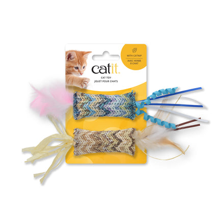 Catit Cat Toy with Natural Feathers