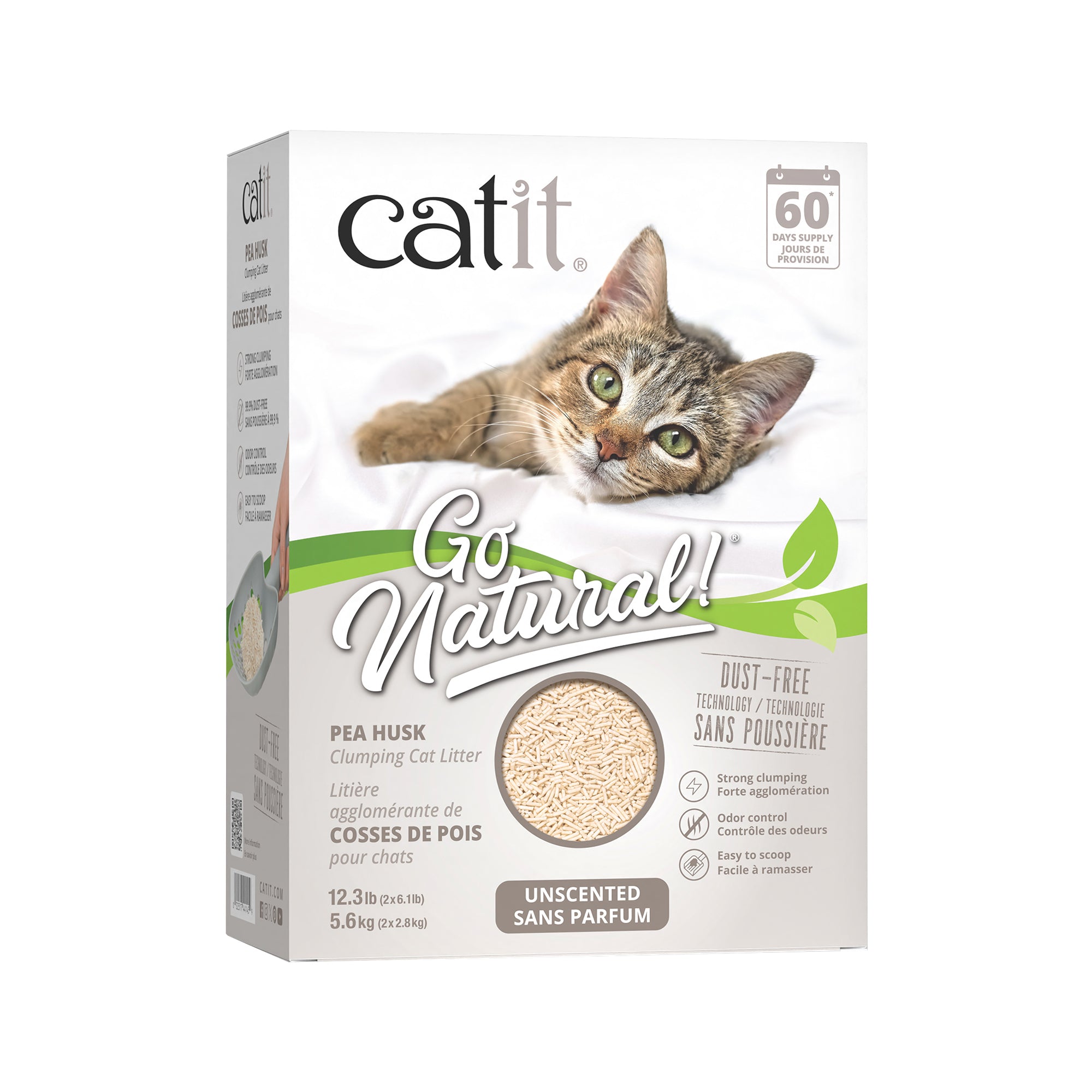Catit Go Natural Pea Husk Litter Unscented