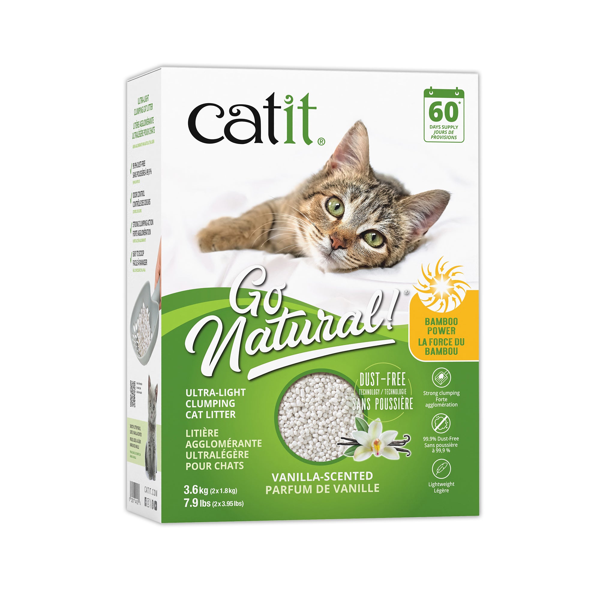 Catit Go Natural Ultra-Light Clumping Litter Vanilla Scented